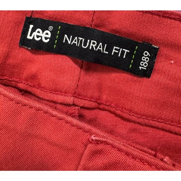 Lee Natural Fit 1889 Womens Size 16 Red Capri Pants - Picture 3 of 8